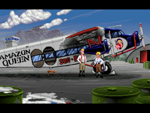 Flight of the Amazon Queen - Airplane